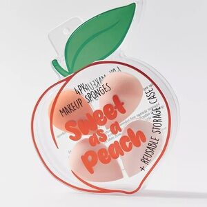 💚 🍑 Urban Outfitters “Sweet as a Peach” Makeup Sponge Set — NWT